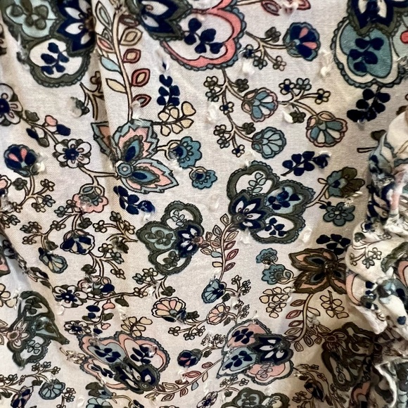 LOFT floral blouse size S - Picture 3 of 3
